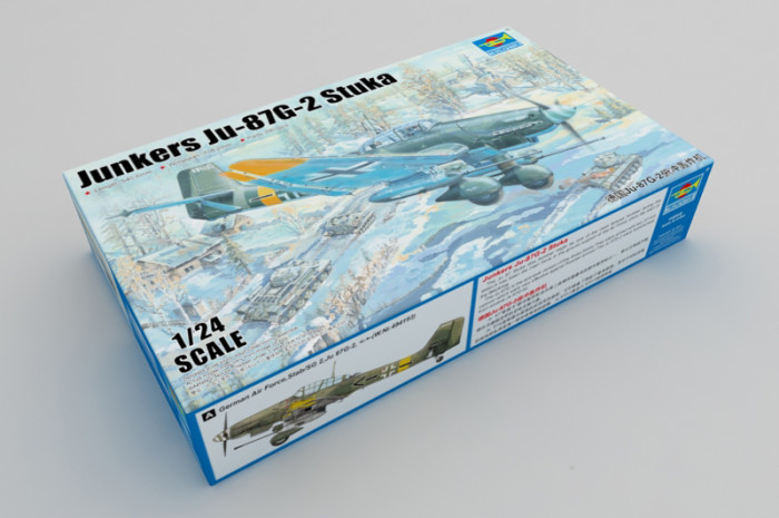 Trumpeter 02425 1/24 Scale Junkers Ju-87G-2 Stuka Dive Bomber Military Plastic Aircraft Assembly Model Kits