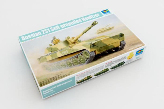 Trumpeter 05571 1/35 Scale Russian 2S1 Self-propelled Howitzer Military Plastic Assembly Model Kits