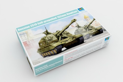 Trumpeter 05574 1/35 Scale Russian 2S19 Self-propelled 152mm Howitzer Military Plastic Assembly Model Kits