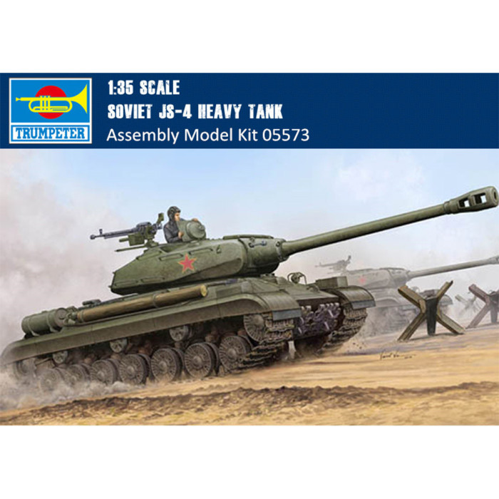 Trumpeter 05573 1/35 Scale Soviet JS-4 Heavy Tank Military Plastic Assembly Model Building Kits