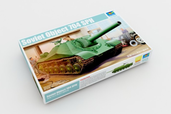 Trumpeter 05575 1/35 Scale Soviet Project 704 SPH Self-propelled Howitzer Military Plastic Assembly Model Kits