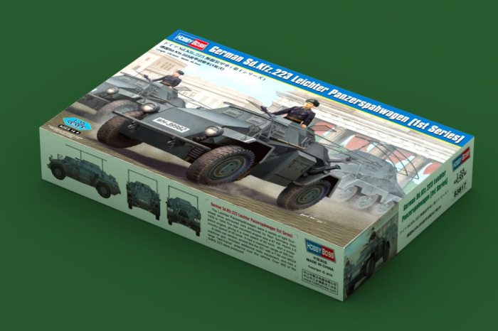HobbyBoss 83817 1/35 Scale German Sd.Kfz.223 Leichter Panzerspahwagen (1st Series) Military Plastic Assembly Model Kits