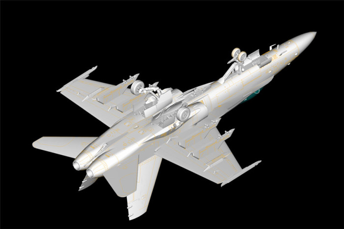 HobbyBoss 80320 1/48 Scale F/A-18A Hornet Fighter/Attack Aircraft Plastic Assembly Model Kits