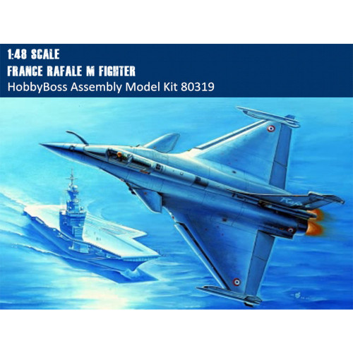 HobbyBoss 80319 1/48 Scale France Rafale M Fighter Military Plastic Aircraft Assembly Model Kits