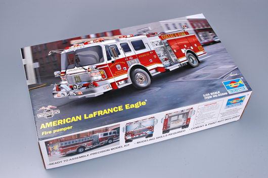 Trumpeter 02506 1/25 Scale American Lafrance Eagle Fire Pumper 2002 Plastic Assembly Model Kits