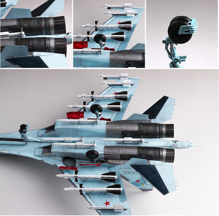 Great Wall Hobby L4820 1/48 Scale Russian Su-35S  Flanker-E  Multirole Fighter Military Plastic Assembly Model Kits