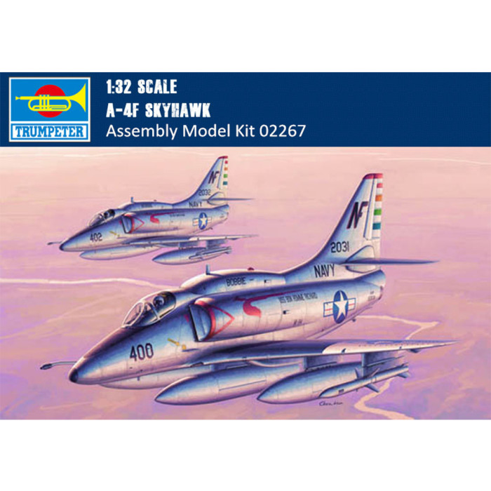 Trumpeter 02267 1/32 Scale A-4F Skyhawk Military Plastic Aircraft Assembly Model Kits
