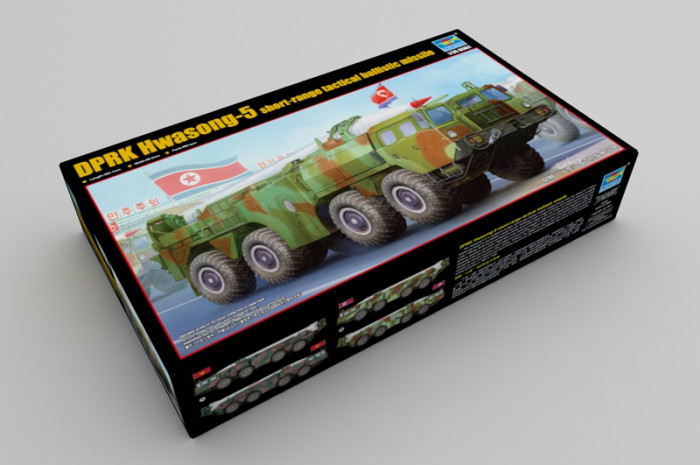 Trumpeter 01058 1/35 Scale DPRK Hwasong-5 Short-Range Tactical Ballistic Missile Military Plastic Assembly Model Kits