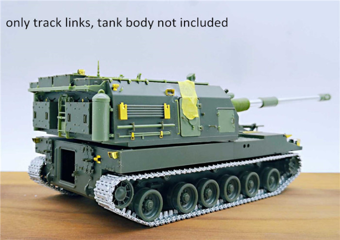 1/35 Scale Metal Track Links for Chinese PLZ05 155mm Self Propelled Howitzer w/metal pin need assemble SX35015