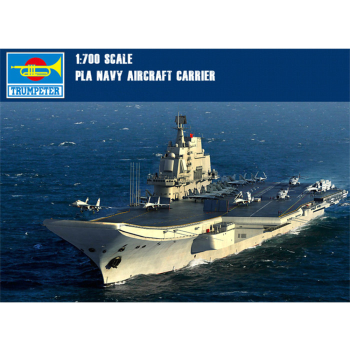 Trumpeter 06703 1/700 Scale Chinese PLAN Aircraft Carrier LiaoNing Varyag Military Plastic Assembly Model Kits
