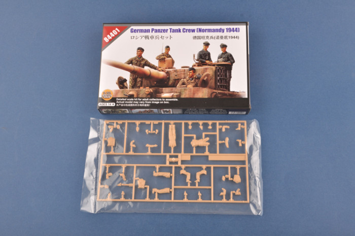 HobbyBoss 84401 1/35 Scale German Panzer Tank Crew Normandy 1944 Soldier Figures Military Plastic Assembly Model Kits