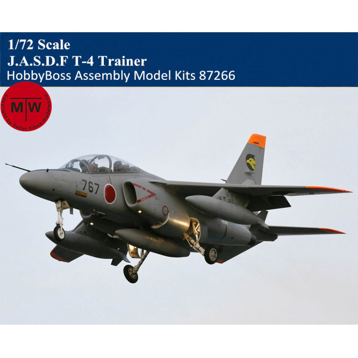 HobbyBoss 87266 1/72 Scale J.A.S.D.F T-4 Trainer Military Plastic Aircraft Assembly Model Kits