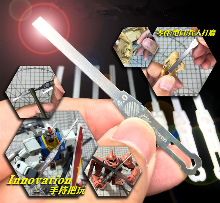 9in1 Detail Grinding Stick Model Building Tools for Gundam Handheld Decoration AJ0068