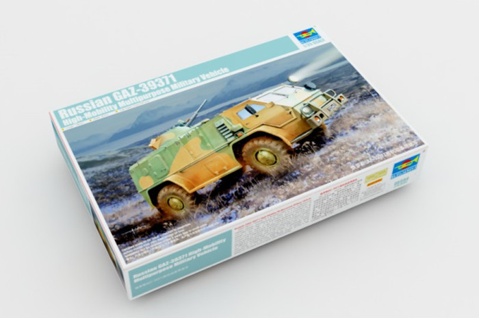 Trumpeter 05594 1/35 Scale Russian GAZ39371 High-Mobility Multipurpose Military Vehicle Plastic Assembly Model Kits 