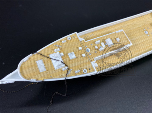 1/350 Scale Wooden Deck Masking Sheet for Aoshima 04428 Gorch Fock German 3-Mast Ship Model CY350064