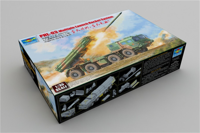 Trumpeter 01069 1/35 Scale PHL-03 Multiple Launch Rocket System Military Plastic Assembly Model Kits