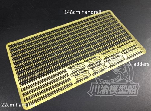 Photo-Etched PE Handrail & Ladder Set for 1/200 Scale Model Ship New TMW00070