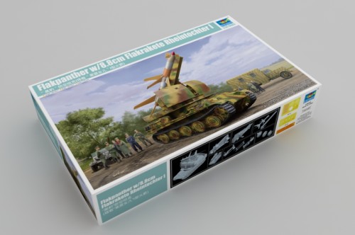 Trumpeter 09532 1/35 Scale Flakpanther w/8.8cm Flakrakete Rheintochter I Military Plastic Assembly Model Kit