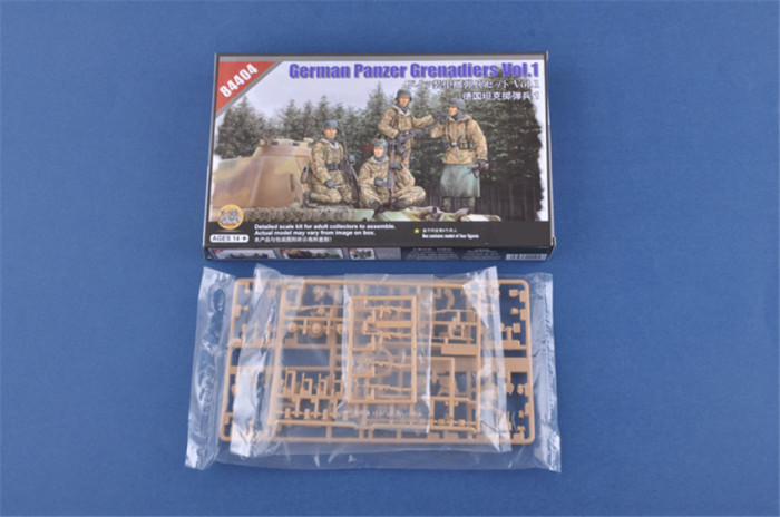 HobbyBoss 84404 1/35 Scale German Panzer Grenadiers Vol.1 Soldier Figures Military Plastic Assembly Model Kits