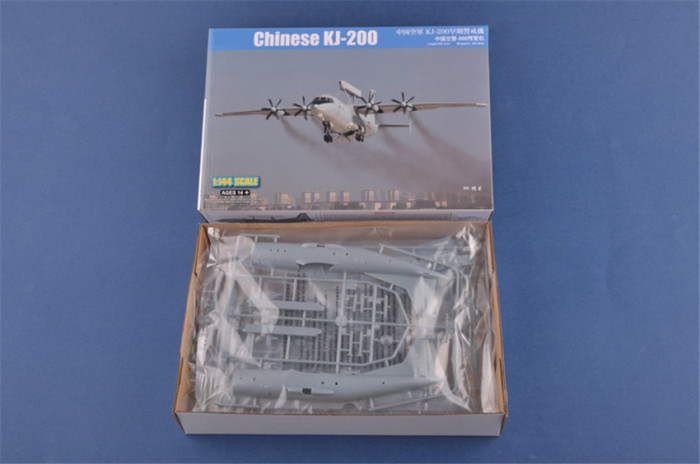 HobbyBoss 83903 1/144 Scale Chinese KJ-200 Military Plastic Aircraft Assembly Model Kits