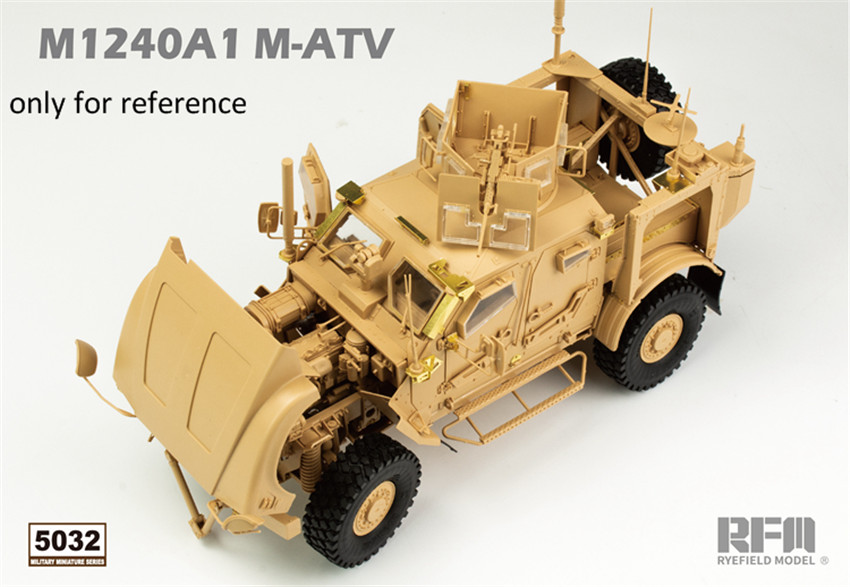 Rye Field Model 1/35 US M1024A1 M-ATV Mrap All Terrain Vehicle 