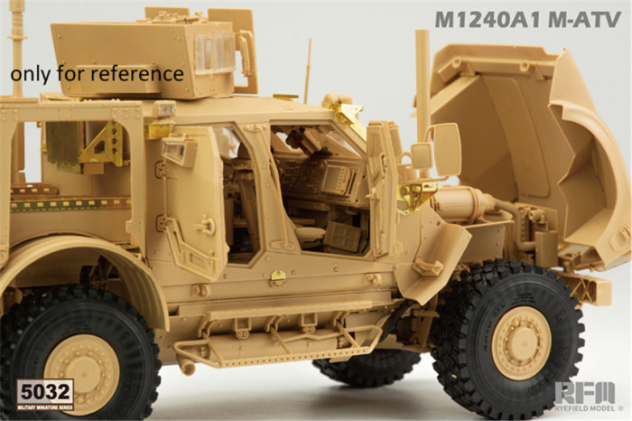 Rye Field RM5032 1/35 Scale US M-ATV M1024A1 (MRAP ALL Terrain Vehicle) w/Full Interior Military Plastic Assembly Model Kits