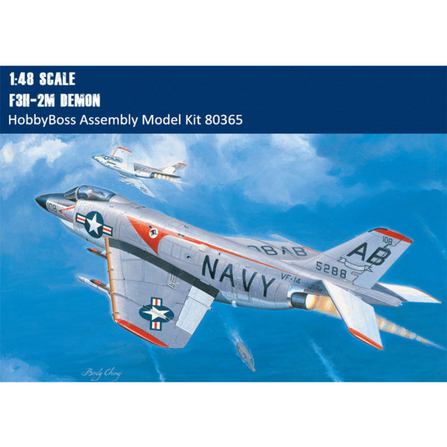 HobbyBoss 80365 1/48 Scale US F3H-2M Demon Plastic Military Aircraft Assembly Model Building Kits
