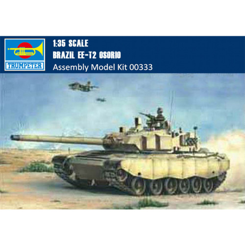 Trumpeter 00333 1/35 Scale BRAZIL EE-T2 OSORIO MBT Main Battle Tank Military Plastic Assembly Model Kits