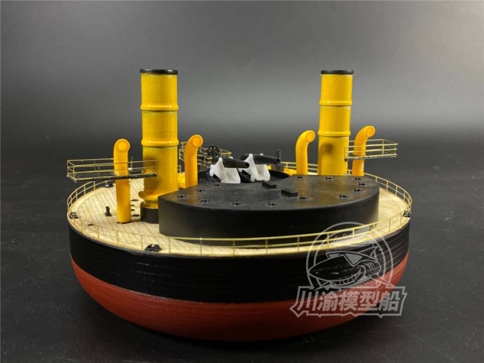 Chuanyu CY508 1/200 Scale Russian Novgorod/Новгород Circular Battleship 3D Printing Assembly Model & RC Upgrade Set