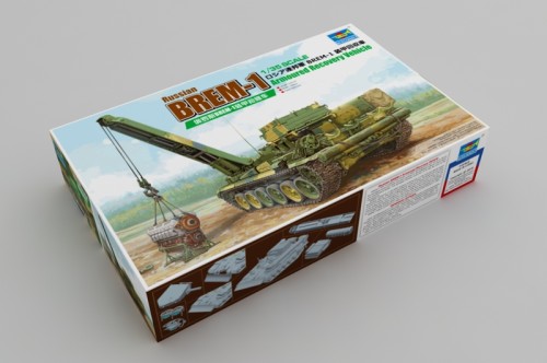 Trumpeter 09553 1/35 Scale Russian BREM-1 Armoured Recovery Vehicle Military Plastic Assembly Model Kits