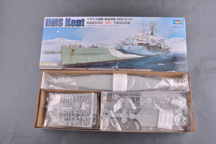 Trumpeter 05352 1/350 Scale HMS Kent Heavy Cruiser Military Plastic Assembly Model Kits