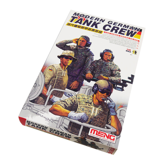 Meng HS-006 1/35 Scale Modern German Tank Crew Soldiers Figures Plastic Assembly Model Kit