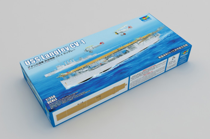 Trumpeter 05631 1/350 Scale USS Langley CV-1 Military Plastic Assembly Model Ship Kit
