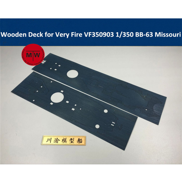1/350 Scale Blue Wooden Deck for Very Fire VF350903 USS BB-63 Missouri Battleship Model Kit CY350039B