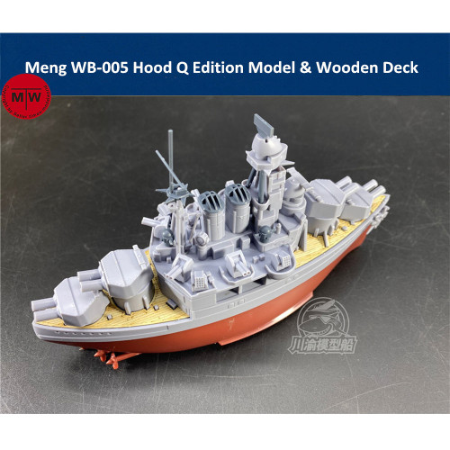 Meng WB-005 Warship Builder Hood Q Edition Cute Assembly Model Kits & Wooden Deck