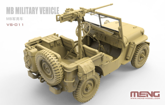 Meng VS-011 1/35 Scale MB Military Vehicle Plastic Assembly Model Kit