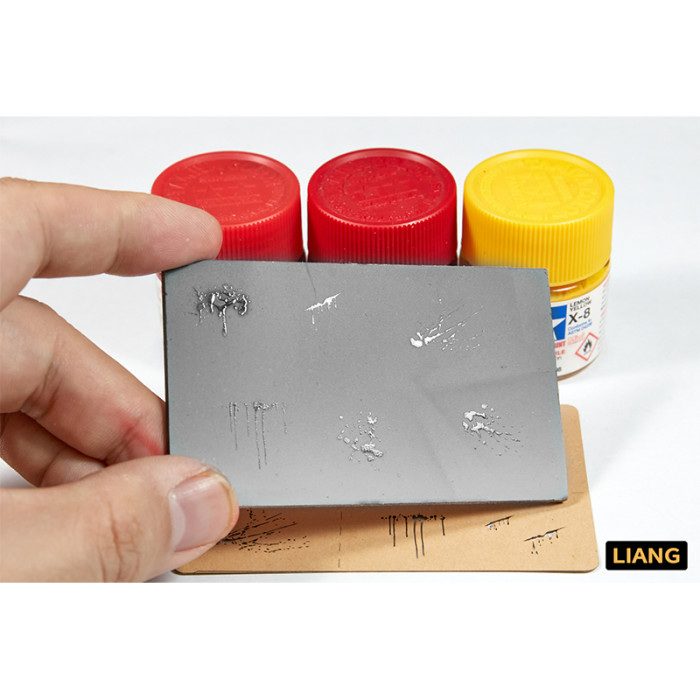 LIANG-0005 Special Splashes Blood Effects Airbrush Stencils Tools for 1/35 1/48 1/72 Scale Military Model Kits