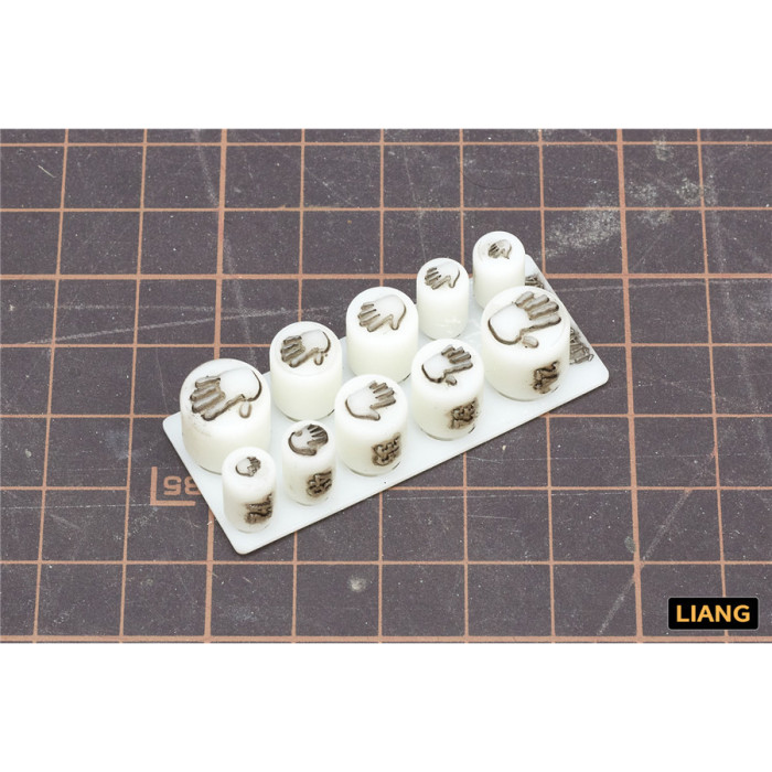LIANG-0404 1/72 1/48 1/35 1/32 1/24 Scale 3D-Print Model Handprint Tools