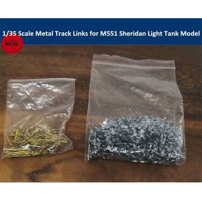 1/35 Scale Metal Track Links for M551 Sheridan Light Tank Model w/metal pin SX35022