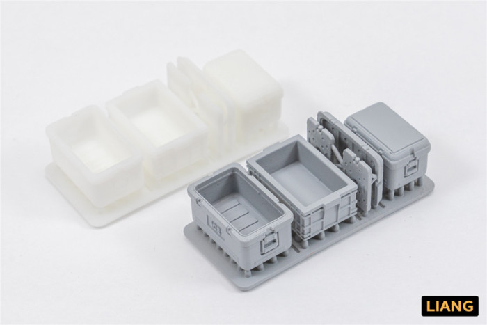 LIANG-0414 1/35 Scale 3D-Print Model Mini Bar & Freezer Scene DIY