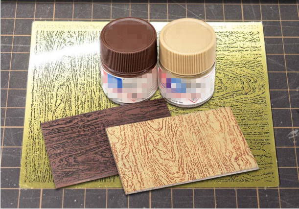 LIANG-0301/0302/0303/0304 PE Airbrush Stencil Wood Texture Tools for 1/35 1/48 1/72 Scale Model