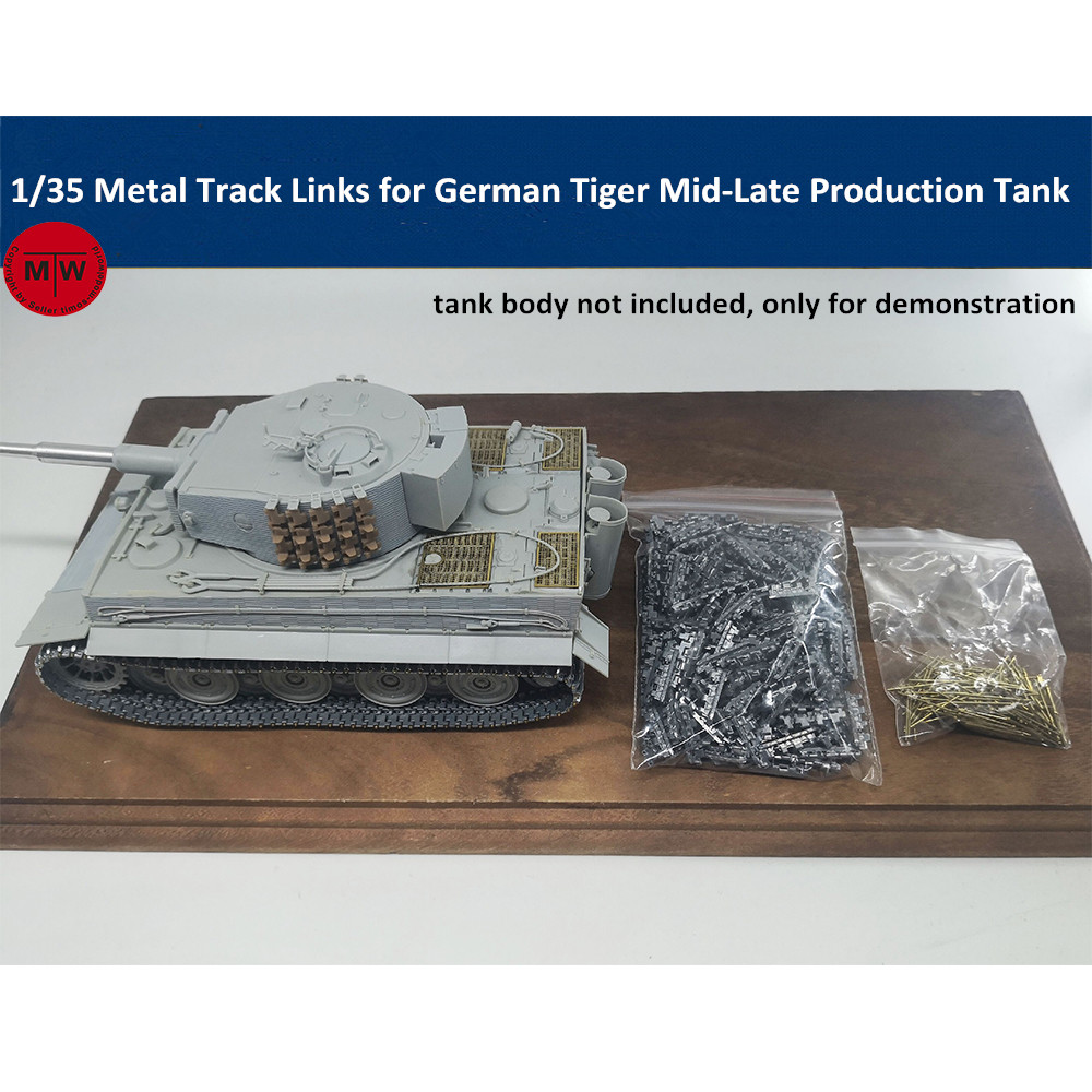 Details about   R-Model 1/35 35002M Metal Track For WWII German Tiger Tank Late type 