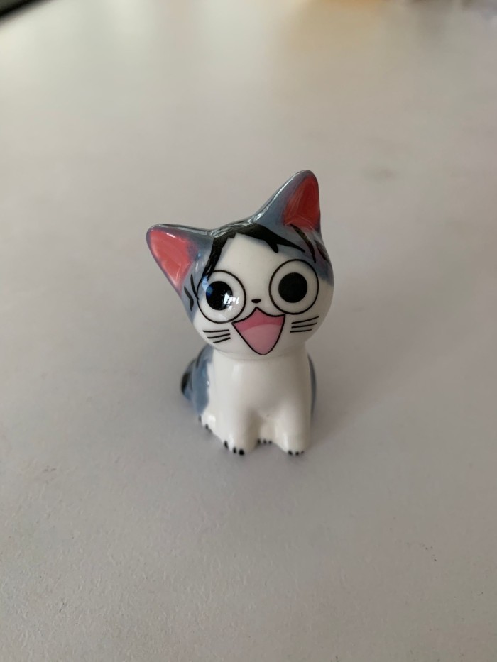 Ceramic Dog Puppy/Cat Kitten Animal Ornament Miniature Cute Home Decoration