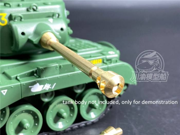 Q Edition M26 Pershing Metal Barrel Shell Upgrade Kit for Meng WWT-010 US Heavy Tank Model CYD019