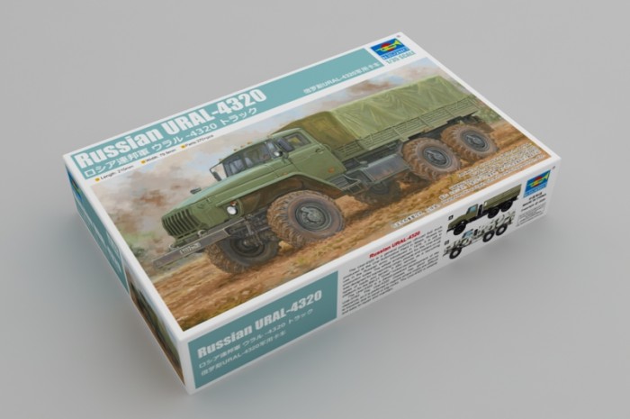 Trumpeter 01072 1/35 Scale Russian URAL-4320 Military Plastic Assembly Model Kits