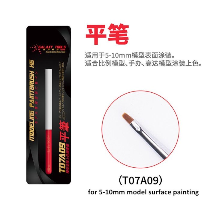 Galaxy Tools Modeling Paint Point/Flat Brush for Gundam Model Hobby Craft  T07A06/T07A07/T07A08/T07A09/T07A10/T07A11