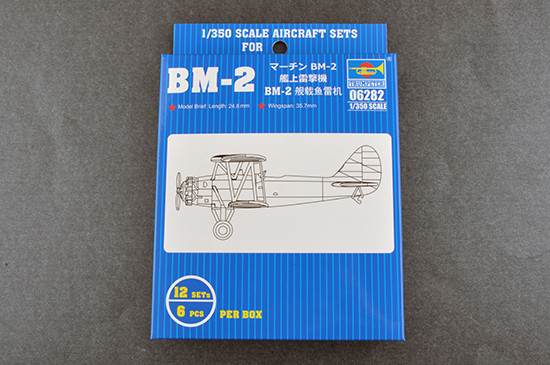 Trumpeter 06282 1/350 Scale BM-2 Plastic Aircraft Assembly Model Kit 12pcs/set