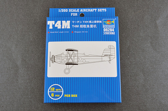 Trumpeter 06284 1/350 Scale T4M Plastic Aircraft Assembly Model Kit 12pcs/set