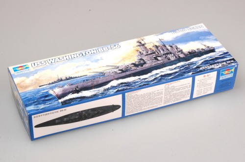 Trumpeter 05735 1/700 Scale USS Washington Battleship BB-56 Military Plastic Assembly Model Kits