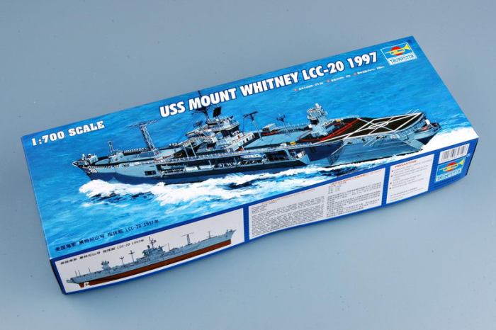 Trumpeter 05719 1/700 Scale USS Mount Whitney LCC-20 1997 Military Plastic Assembly Model Ship Kits